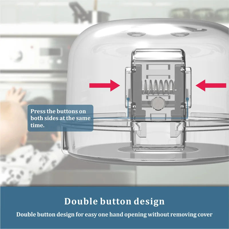 Kitchen Safety Stove Knob Cover Baby Safety Oven Knob Cover Adhesive Plastic clear Gas Knob Cover