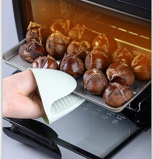 Outdoor BBQ Heat Resistant Silicone Gloves Indoor Kitchen Oven Microwave Silicone Gloves Accessories
